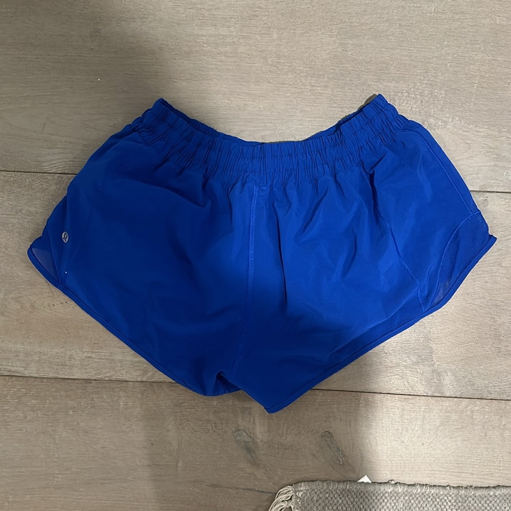 lululemon Women's Athletic Shorts in Cobalt Blue - Picture 3 of 3